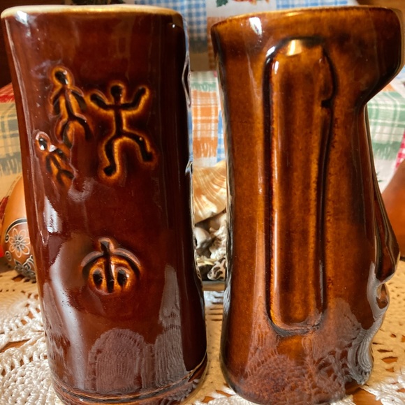 Hawaiian Mugs, Two/Set, Large, Brown - Picture 2 of 16